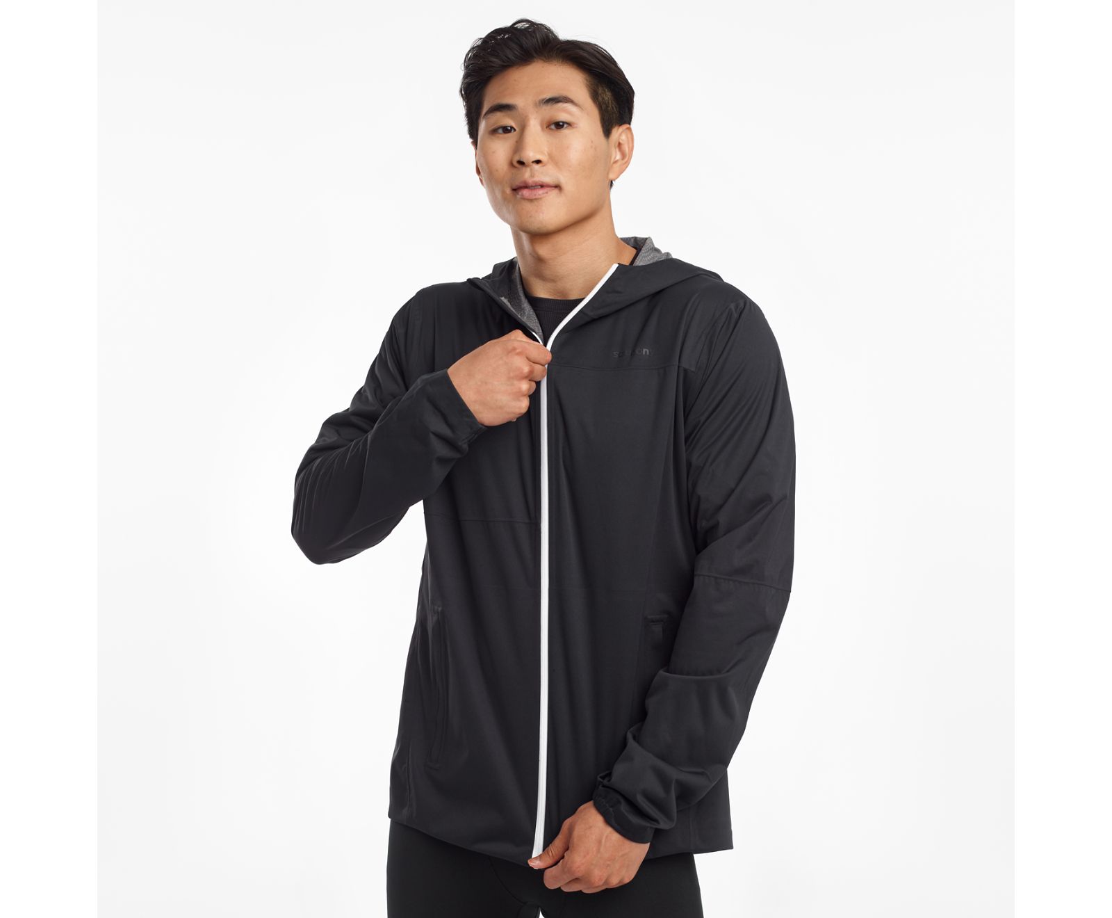 Saucony Drizzle 2.0 Men\'s Jackets Black | Canada 615JPQJ